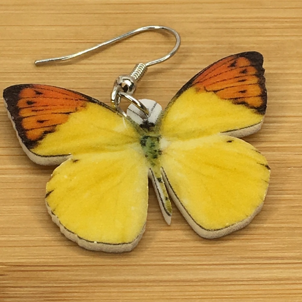 Pieridae Acrylic Butterfly Earrings - Picture 5 of 7
